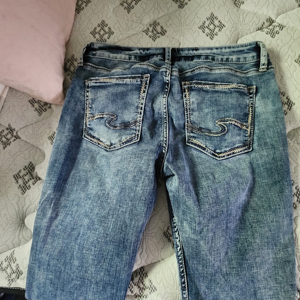 Silver Elise Capris
